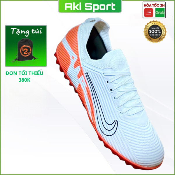 Giày Đá Bóng MTC Zoom Vapor 15 Pro Trắng Cam thể thao chính hãng