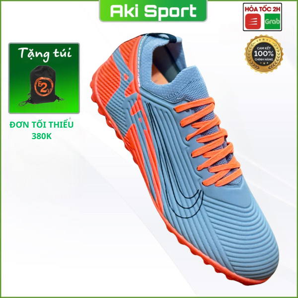 Giày Đá Bóng MTC Zoom Vapor 15 Pro Xám thể thao chính hãng