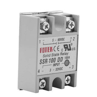 Solid Rơ le bán dẫn SSR - 100VA, 100DA, 100DD, 100AA Fotek và đế tản nhiệt nhôm