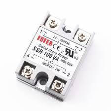 Solid SSR 100VA-H, 100DA-H, 100DD-H, 100AA-H 100VA, 100DA, 100DD, 100AA (Relay Rơ le bán dẫn) Fotex và đế tản nhôm