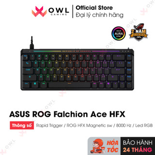  Bàn phím cơ ASUS ROG Falchion Ace HFX  Rapid Trigger   Hàng chính hãng  