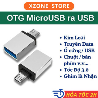  Đầu Chuyển Đổi Mirco USB sang USB 3.0 ghim chuột bàn phím usb lưu trữ otg cho điện thoại máy tính bảng micro usb 