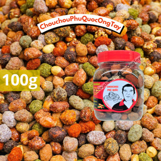 (Nhanh) (Hũ 100g) Đậu phộng 30 vị CHOUCHOU PHÚ QUỐC ÔNG TÂY - Đặc sản Phú Quốc