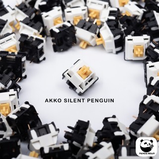Switch Akko Silent Penguin silent tactile 60g prelubed công tắc bàn phím cơ switch silent Akko Penguin