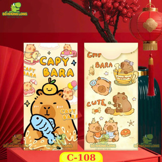 SET LÌ XÌ PHONG BAO CHƠI TẾT ẤT TỴ NHIỀU MẪU LỰA CHỌN SIÊU ĐẸP LÌ XÌ CAPYBARA LABUBU XUÂN 2025 