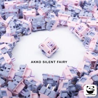 Switch Akko Silent Fairy silent linear 55g prelubed công tắc bàn phím cơ switch silent Akko Fairy