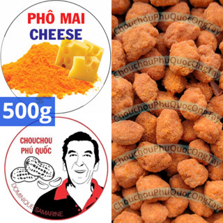 (HỎA TỐC) (Hũ 500g) 🧀 Đậu phộng phủ phô mai CHOUCHOU PHÚ QUỐC ÔNG TÂY - Đặc sản Phú Quốc