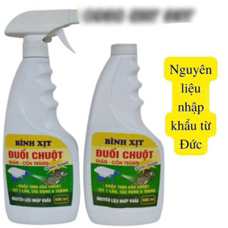 Bình xịt đuổi chuột gián côn  siêu nhanh, nguyên liệu nhập khẩu Đức, hiệu quả 6 tháng, thuốc xịt đuổi chuột trong nhà, o