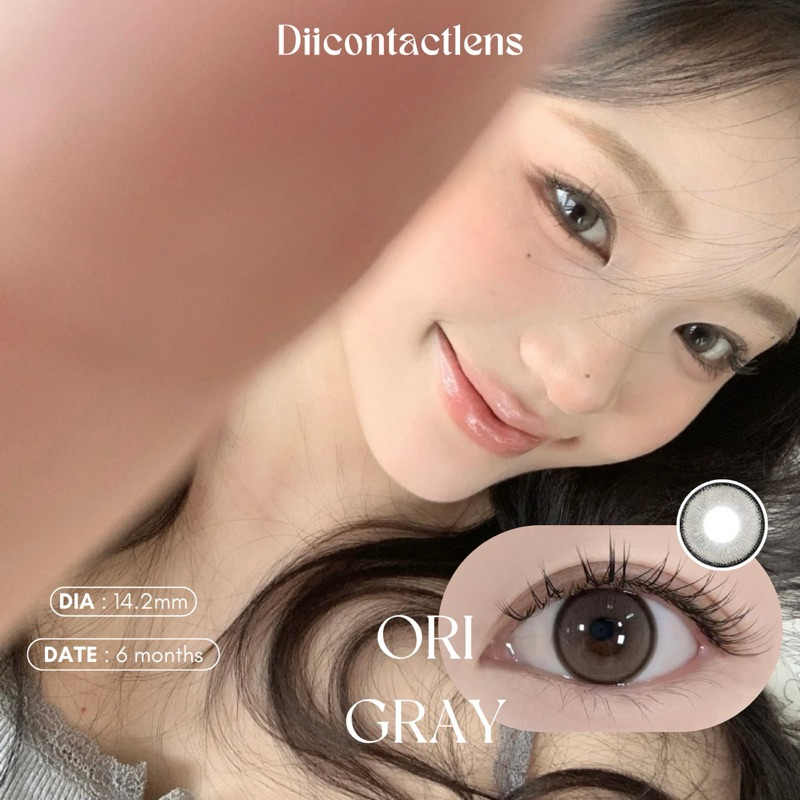 Kính áp tròng ORI GRAY độ cận 1.0 - 4.0 | Size Giãn nhẹ | Dii Contactlens