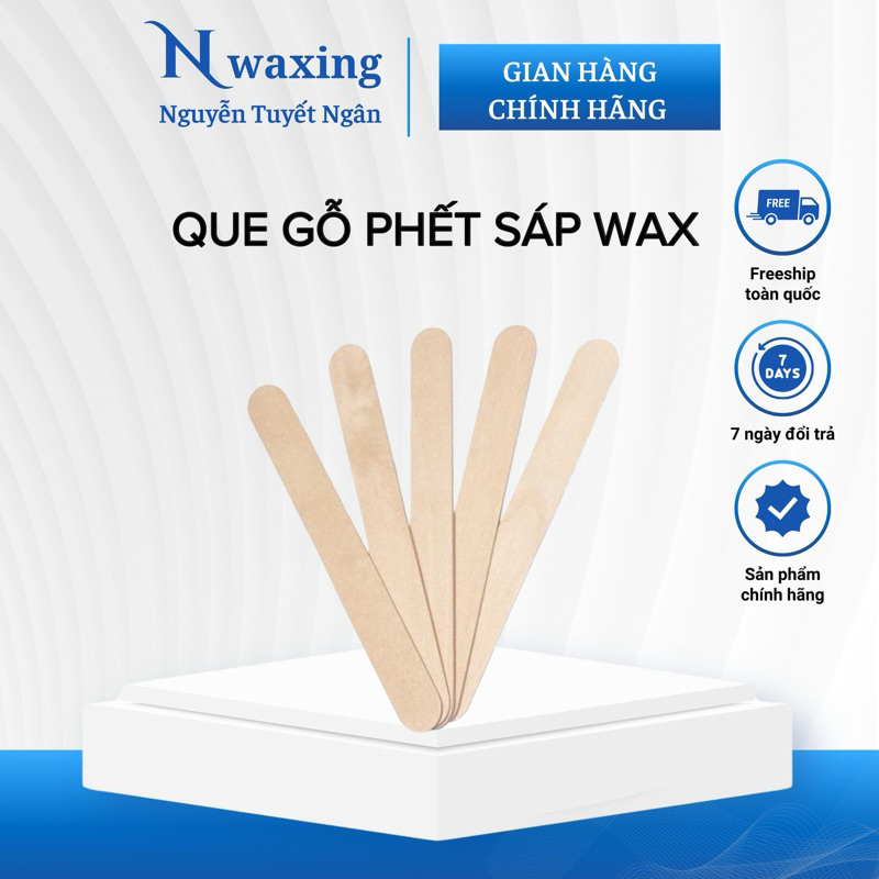 5 Que gỗ phết sáp wax lông waxing