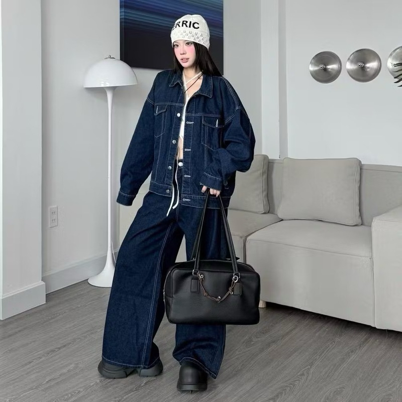 JACKET JEANS - Áo khoác jeans denim form nam nữ. | BigBuy360 - bigbuy360.vn