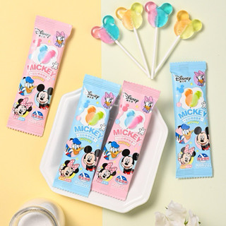 Kẹo Trái Cây Mickey Mouse Mix 2 Vị Cam Dưa Hấu & Dâu Việt Quất (Bán Lẻ 1 Que)