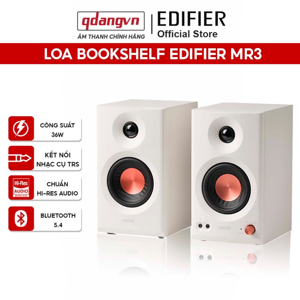 Loa kiểm âm EDIFIER MR3 | CS 38W,Bluetooth 5.4, chuẩn Hi-Res Audio
