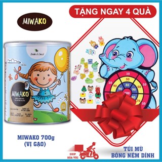Sữa Công Thức Hạt Thực Vật Hữu Cơ MIWAKO 700g Vị gạo x 1 Hộp