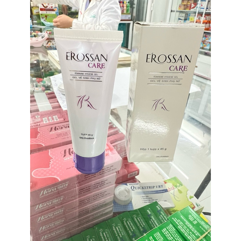 Gel vệ sinh Phụ nữ Erossan Care (Dược Hậu Giang - DHG Pharma) 45g