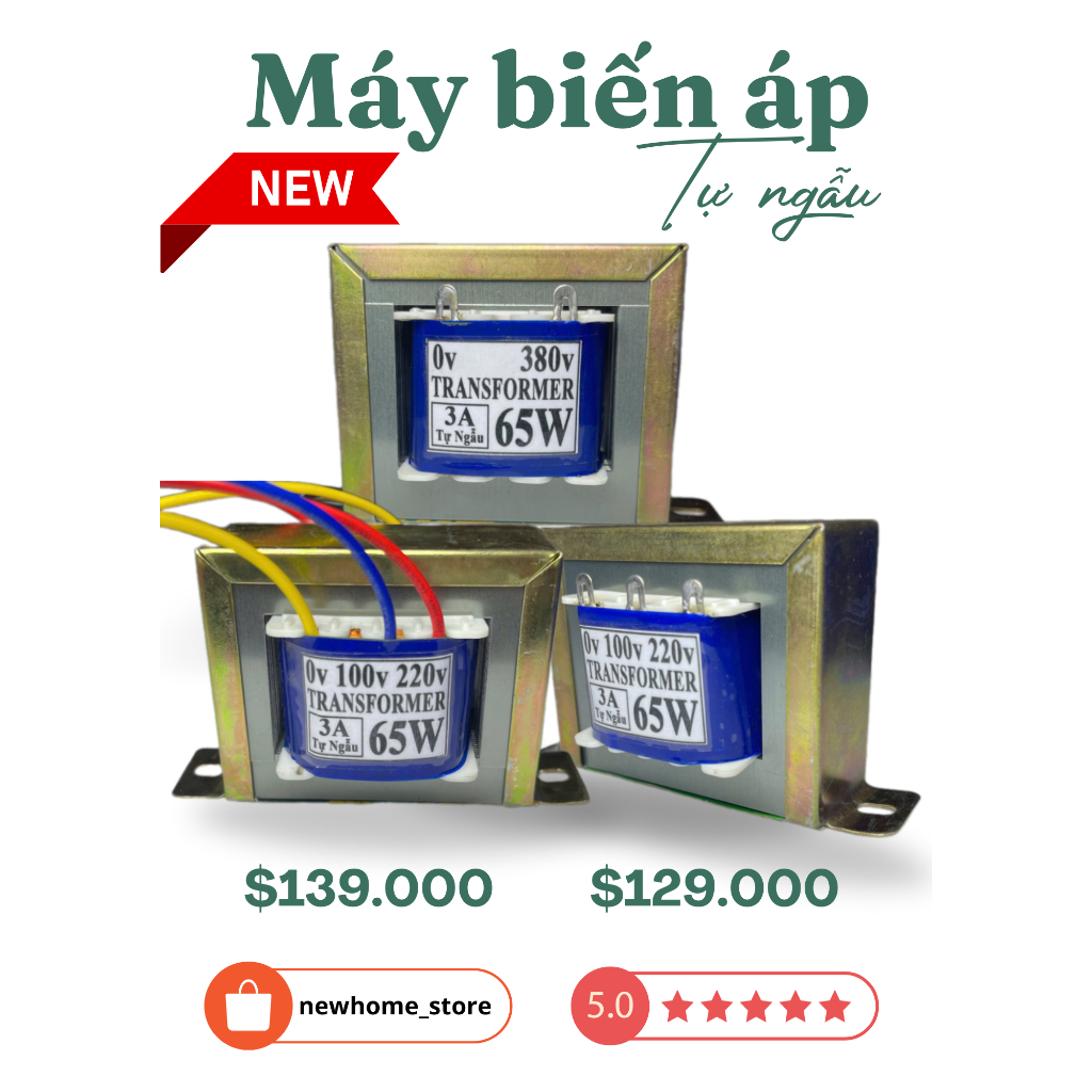 Biến áp 380v 3A, Biến áp 380v ra 220v,100v, Biến áp 220v ra 100v, 50Hz/60Hz, hàng chất lượng