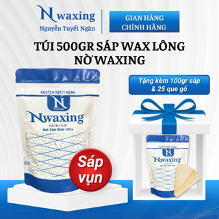 [CHE TÊN] TÚI 500GR SÁP VỤN SÁP WAX LÔNG TẶNG KÈM 100GR SÁP NỜ WAXING