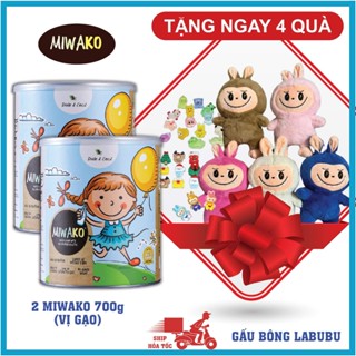 Sữa Công Thức Hạt Thực Vật Hữu Cơ MIWAKO 700g Vị gạo x 2 Hộp Miwako Việt Nam