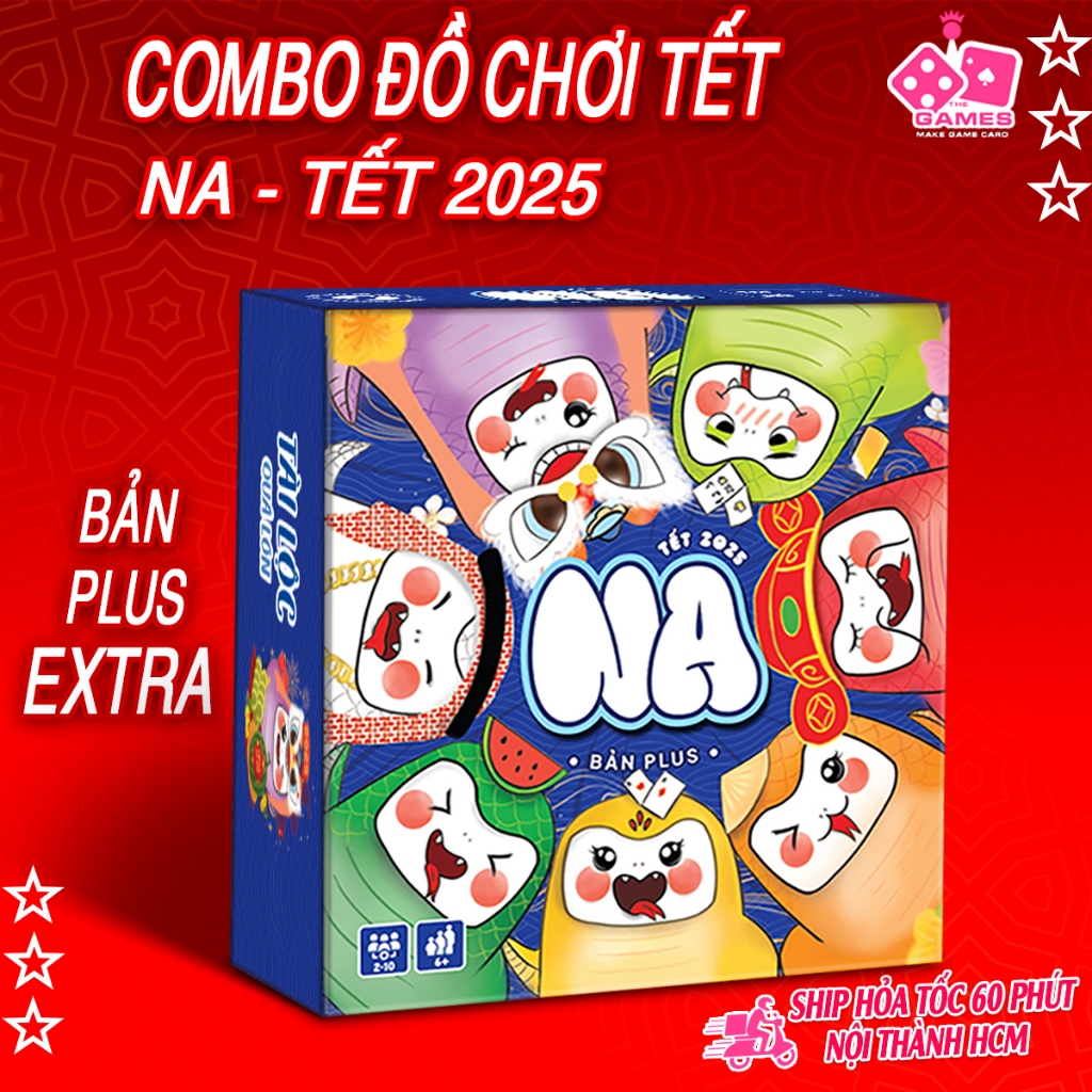  Combo Na Tết 2025 bộ boardgame chơi tết với nhiều trò chơi ngày tết vui chơi giải trí cùng bạn bè 