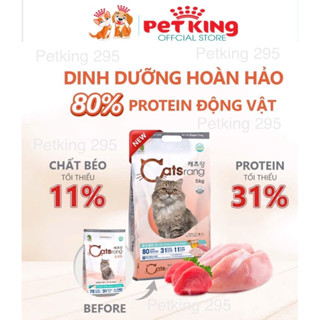 [HÀNG CHÍNH HÃNG]Hạt Catsrang và Cat Eye túi Zip 1 Kg cho Mèo Yêu