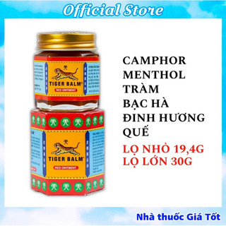  Dầu Cù Là Con Cọp Đỏ TIGER BALM RED OINT Nhập Khẩu Chính Hãng Từ Singapore 