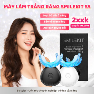  Máy Làm Trắng Răng SMILEKIT S5 - Công Nghệ USA  Loại Bỏ Các Vết Ố An Toàn Hiệu Quả Không Ê Buốt 