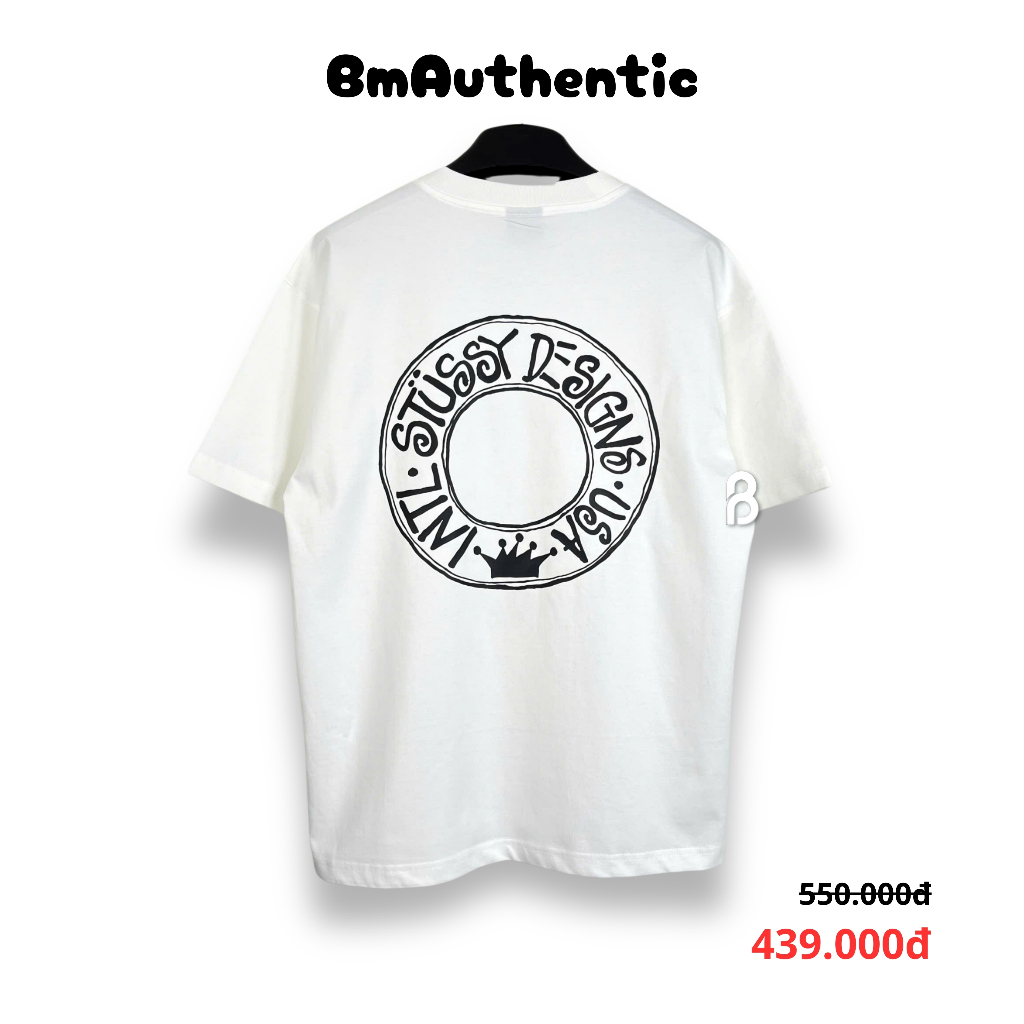 [HIGH QUALITY] Áo Thun Stussy Designs USA Cotton Cao Cấp Form Rộng - BM Authentic