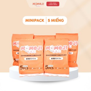  MINI PACK 5 Miếng Tã Bỉm Momoji Siêu thấm hút NB64 S60 M56 L54 XL50 XXL48 