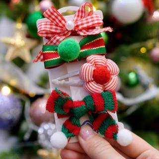 Kẹp tóc handmade Noel cho bé