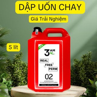  Dập Uốn Tóc 3AM Thuần Chay 5 Lít Định Hình Đa Năng Nóng Lạnh,Mùi Thơm Căng Bền Sóng   không tặng  