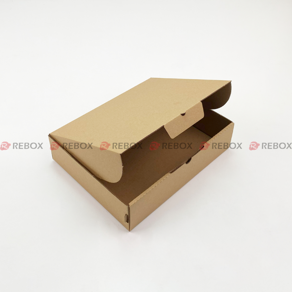 RM73 - Hộp carton nắp gài trước 25x20x6 cm - 100 hộp carton đóng hàng, hộp gói hàng, hộp quà