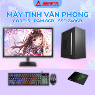 Bộ máy tính văn phòng Core I5 Ram 8GB SSD 240GB Wifi không dây
