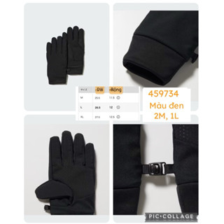 Găng tay giữ nhiệt heatech Uni qlo