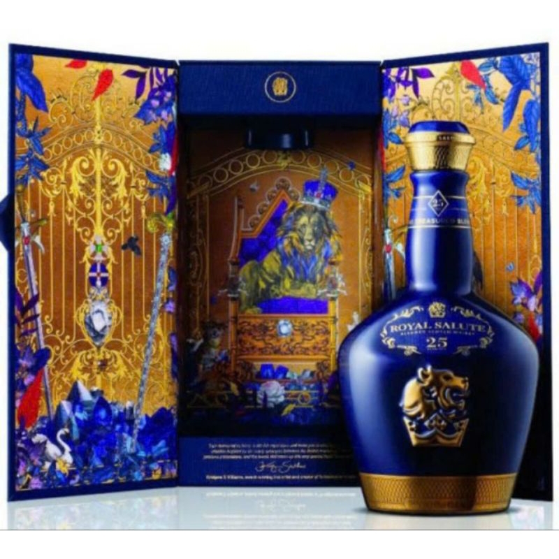 VỎ CHAI CHIVAS 25 NĂM, PHIÊN BẢN ĐẶC BIỆT SÀNH CỰC SANG TRỌNG, FULL CHAI HỘP 700ml [NEW99%] ( kèm ản