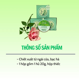 Cao bôi ngải cứu- côn trùng đốt, đau mỏi vai gáy, chân tay