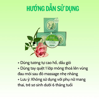 Cao bôi ngải cứu- côn trùng đốt, đau mỏi vai gáy, chân tay