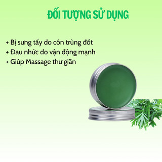Cao bôi ngải cứu- côn trùng đốt, đau mỏi vai gáy, chân tay