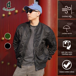 Áo jacket nam trần bông 3 lớp, áo bomber pilot nam chống nước, chống gió cao cấp Umebay
