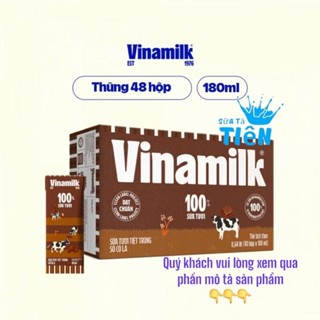 Sữa tươi tiệt trùng Vinamilk Socola hộp 180ml (thùng 48 hộp) "GIÁ BÁN ĐÃ TRỪ KHUYẾN MÃI"