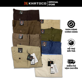 KHATOCO SALE - Quần Khaki Khatoco, Quần kaki nam Form Regular, 100% Cotton Cao cấp