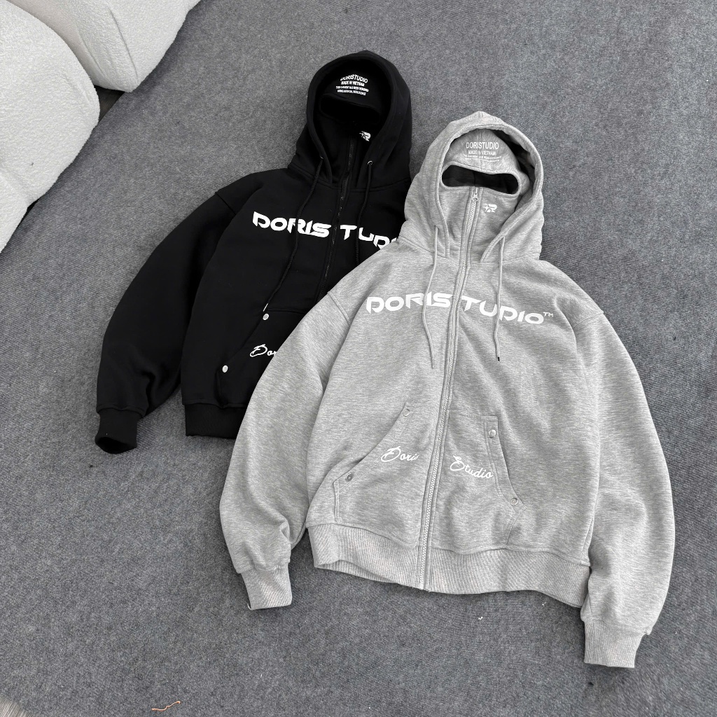 Doris / Khoác Ninja phối 2 mũ Doris Studio / Form Unisex