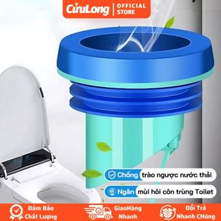 Nắp Chặn Mùi Hôi Cống Bồn Cầu Toilet nhà tắm ngăn mùi thoát sàn chống trào ngược nước thải