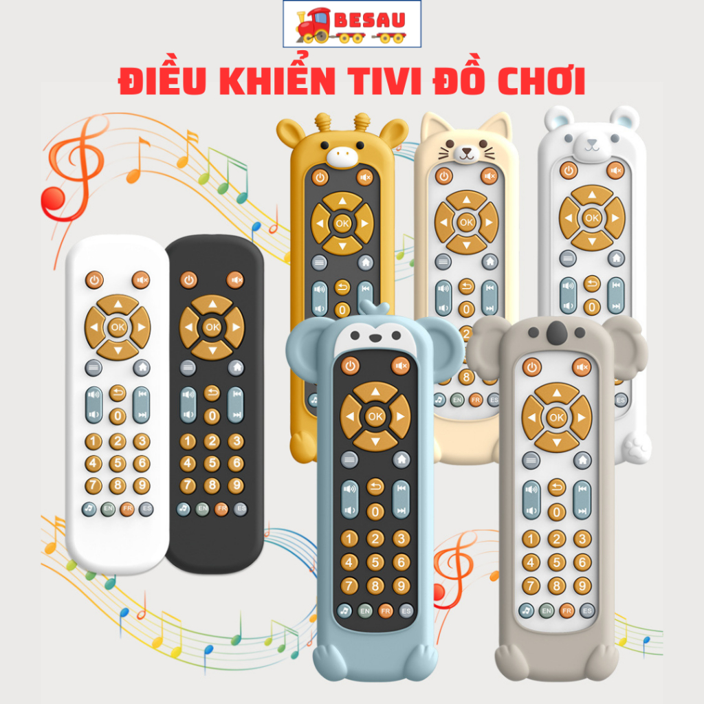Đồ Chơi Điều Khiển Tv Từ Xa Phát Âm Thanh, Đồ Chơi Gặm Nướu Trẻ Sơ Sinh, Đồ Chơi Cho Bé Trai, Bé Gái BS0005