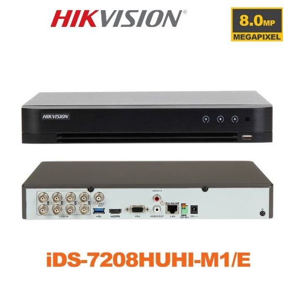 Đầu ghi hình iDS-7208HUHI-M1/E thay qua  IDS-7208HUHI-M2/X Turbo 4.0 5MP 8 kênh Hikvision, chính hãn