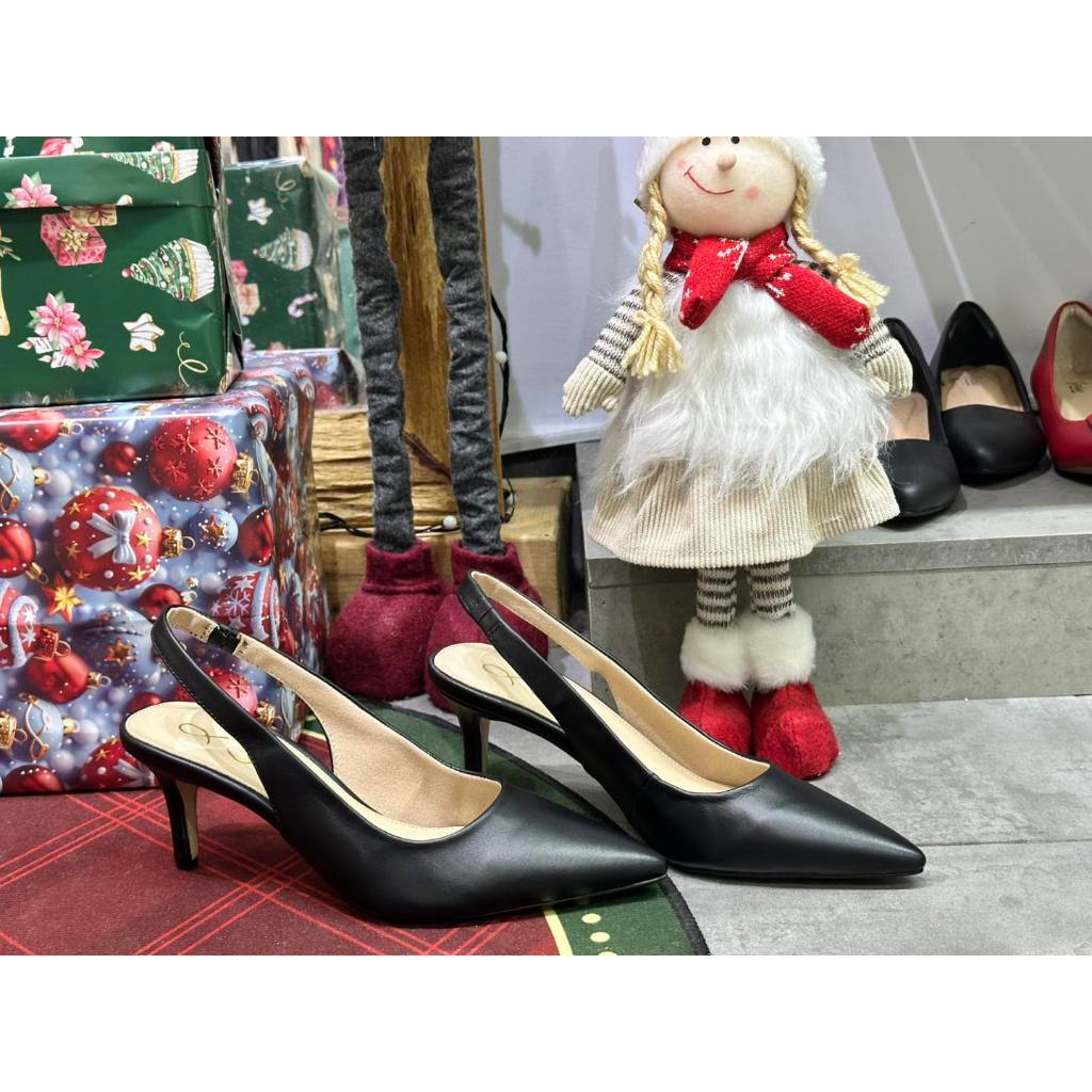 Giày nữ công sở sam slingback 7p da thật