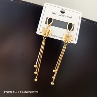 BÔNG TAI TITAN BƯỚM PHUN CÁT