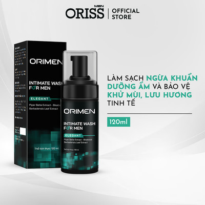 Bọt vệ sinh nam giới Orimen sạch khuẩn khử mùi không gây kích ứng mùi hương nam tính 120ml