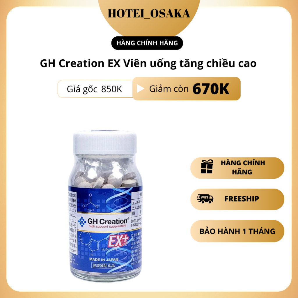 GH Creation EX Viên uống tăng chiều cao