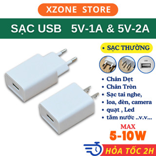 Cóc Sạc 5V 1A Cho Điện Thoại, Loa, đồng hồ, đèn led, củ sạc usb, adapter sạc 1A
