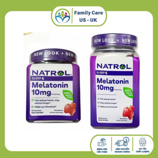 Date 4/26 - Kẹo dẻo hỗ trợ giấc ngủ Natrol Melatonin 10mg 90 viên và 180 viên